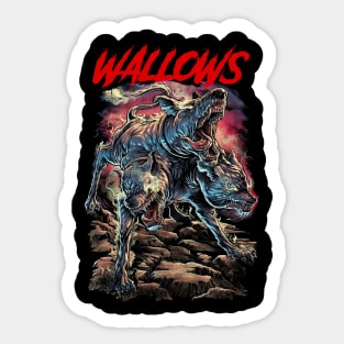 WALLOWS BAND Sticker